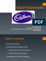 Cadbury CSR