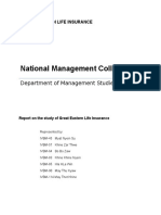 National Management College: Department of Management Studies