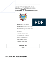 Resumenjkgbiugu de Informe, Soldadura Heterogenea