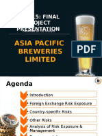 FIN3115: FINAL Project Presentation: Asia Pacific Breweries Limited