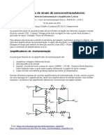 Anotações Sobre Amplificadores de Instrumentação e Amplificadores - Lock-In