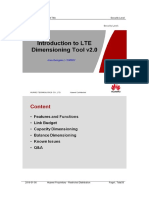 LTE Dimensioning Toola