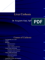 Liver Cirrhosis: Dr. Soegiarto Gani, SPPD