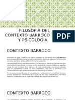 Filosofía Del Contexto Barroco y Psicología