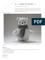 (Amour Fou - Crochet) - Leopold - The Polar Bear - El Oso Polar