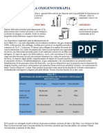 La Oxigenoterapia