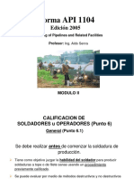 Modulo 2 - API 1104 Calif de Soldadores