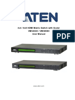 ATEN VM5404H / VM5808H User Manual