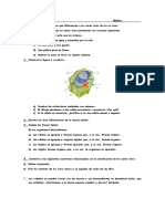 Examen Tema 1 Naturales 1 Eso