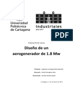 Diseño de Un Aerogenerador de 1.8Mw. Completo