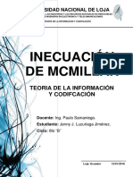 Inecuación de McMillan