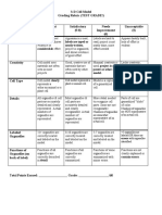 Cell Model Project and Rubric