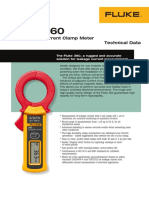 Fluke 360: Technical Data AC Leakage Current Clamp Meter