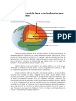 Estructura Interna de La Tierra y Sus Implicancias para El Territorio Chileno