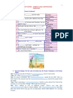 Present Tense - Simple and Continuous - Exercises