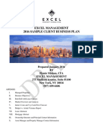 Excel Property Consulting Sample Business Plan