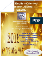 Global English-Oriented Research Journal (GEORJ) /dec. 2015