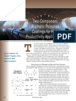 Two Component Aliphatic Polyurea Coatings For High Productivity Applications