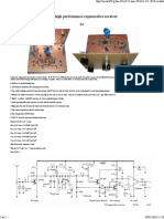 New High Performance Regenerative Receiver