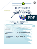 Maquinas Electricas - Pruebas A Motores de Induccion