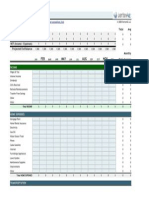 Personal Budget Spreadsheet