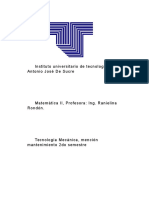 Cálculo de Área y Cálculo Del Volumen Con Integrales