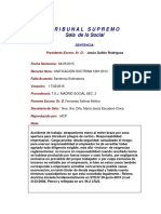 Sentencia Accidente Laboral TS Sala Social 04-05-2015