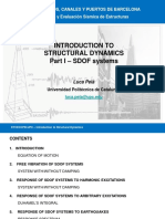 1) I Introduction To Structural Dynamics SDOF - Short Version