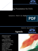 A Marketing Presentation On TATA