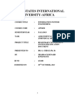 Registrar's Management System Specification Document by Shadrack Kweingoti