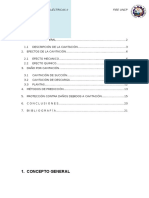 Informe Cavitacion Hidraulica