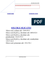 Soluble Silicates