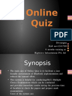 Online Quiz Project