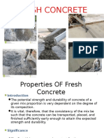 Properties of Fresh Concrete Presentation