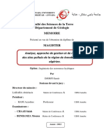 Analyse Approche de Gestion Et de Réhabilitation Des Sites Pollués de La Annaba Nord-Est Algerien.