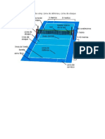 1medidas Del Campo de Voley Zona de Defensa y Zona de Ataque