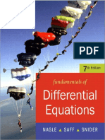 Fundamentals of Differential Equations