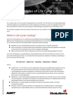 Basic Principles of Life Cycle Costing