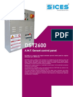 DST2600 Is A Compact and Rugged Automatic Gen-Set Control Panel For Engines With Power Up To 40kVA Max