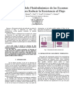 Estudio Del Modelo Fluidodinámico de Las Escamas de Tiburón para Reducir La Resistencia Al Flujo