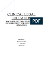 Clinical Legal Education Role of Lawyers