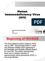 Human Immunodeficiency Virus (HIV) : Mohammad Al-Rawashdeh 54-5th Course