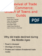 Revival of Trade and Commerce Growth of Towns and Guilds