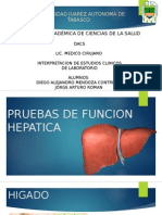 Pruebas de Funcion Hepatica