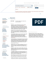 Blepharitis - Medical Disability Guidelines