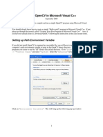 Using Opencv in Microsoft Visual C++: Setting Up Path Environment Variable