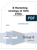 Marketing Strategy of Coiled Rolled Steel