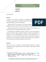 Los Fenomenos Residuales y La Represion Originaria