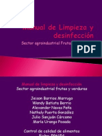 Manual de Limpieza y Desinfección