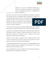 Informe de Prácticas Industriales en Calidad